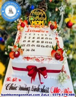 Bánh Kem Cuốn Lịch 02